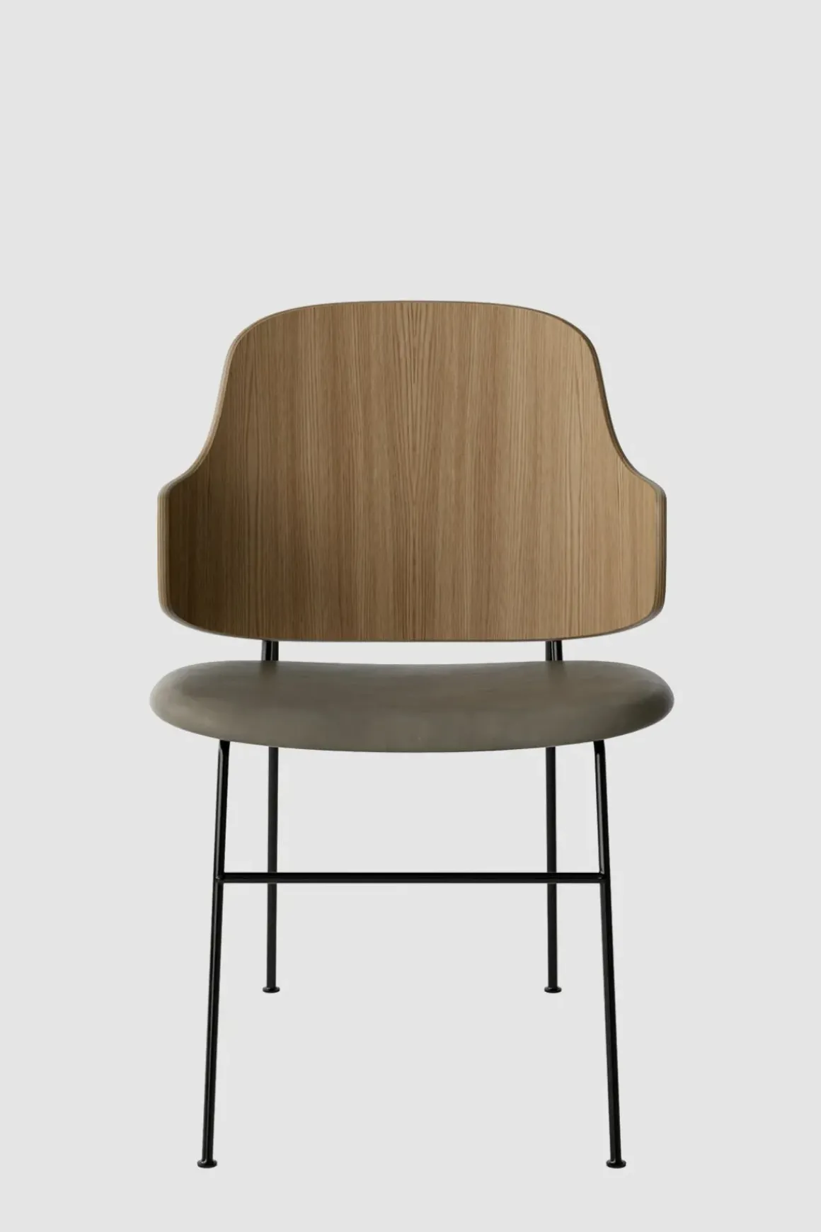 Spisestol - The Penguin Dakar 329, Black Steel, Natural Oak