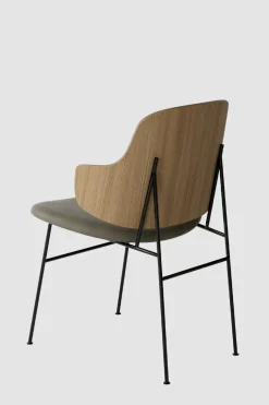 Spisestol - The Penguin Dakar 329, Black Steel, Natural Oak