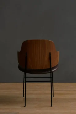 Spisestol - The Penguin Dakar 329, Black Steel, Walnut