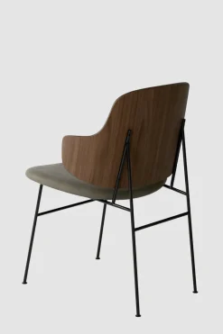 Spisestol - The Penguin Dakar 329, Black Steel, Walnut