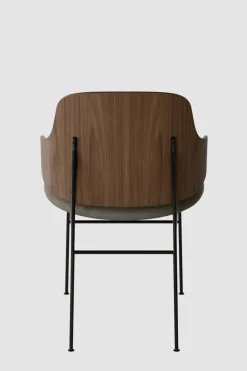 Spisestol - The Penguin Dakar 329, Black Steel, Walnut