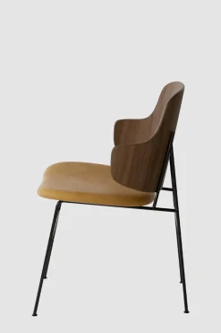 Spisestol - The Penguin Dakar 250, Black Steel, Walnut