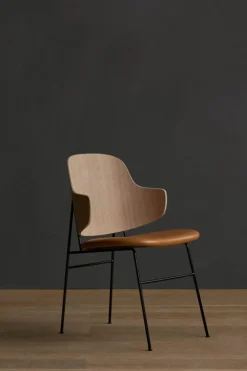 Spisestol - The Penguin Dakar 250, Black Steel, Natural Oak