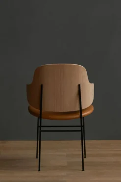 Spisestol - The Penguin Dakar 250, Black Steel, Natural Oak