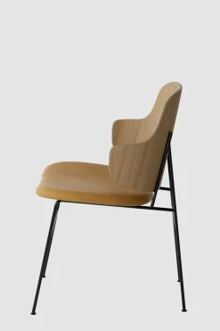 Spisestol - The Penguin Dakar 250, Black Steel, Natural Oak