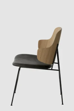 Spisestol - The Penguin Dakar 842, Black Steel, Natural Oak