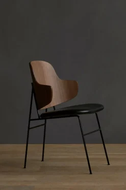 Spisestol - The Penguin Dakar 842, Black Steel, Walnut