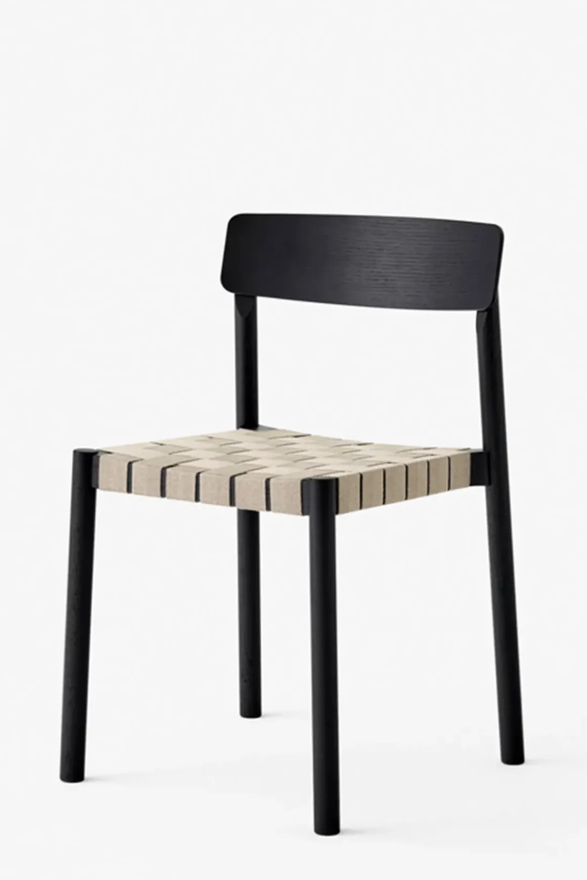 Spisestol - TK1 Betty Sort/Natur