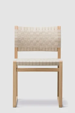 Spisestuestol - BM 61 3361 Oljet Eik / Flettet Linbånd