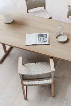 Spisestuestol - BM 61 3361 Oljet Eik / Flettet Linbånd