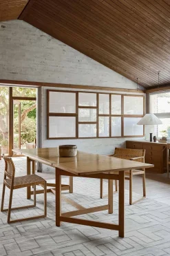 Spisestuestol - BM 61 3261 Oljet Eik / Flettet Rattan