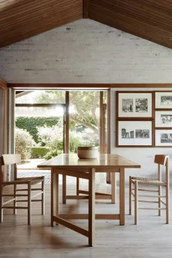 Spisestuestol - J39 Folkestolen Lys Oljet Eik / Naturfarget Papirgarn