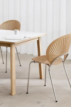 Spisestuestol - Trinidad 3398 Lakkert Eik/Krom