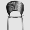 Spisestuestol - Trinidad 3398 Sort Ask/ Krom