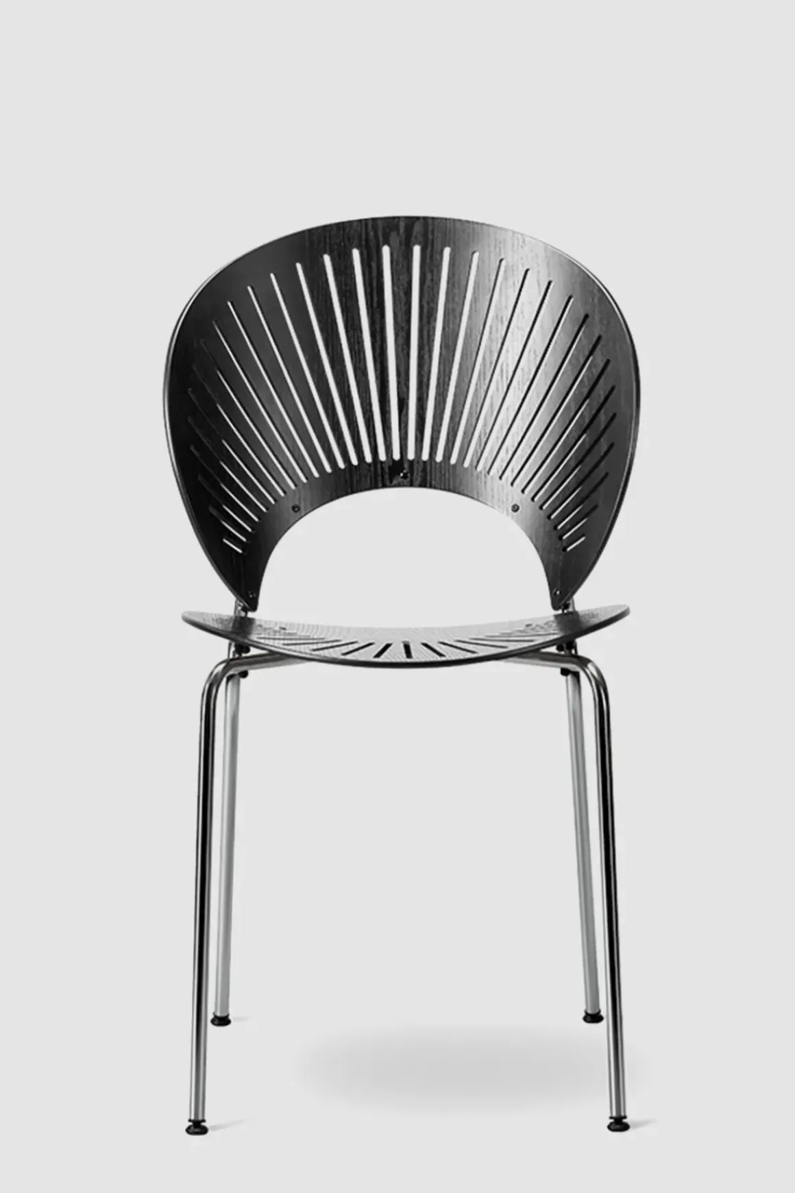 Spisestuestol - Trinidad 3398 Sort Ask/ Krom