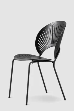 Spisestuestol - Trinidad 3398 Sort Ask/ Sort