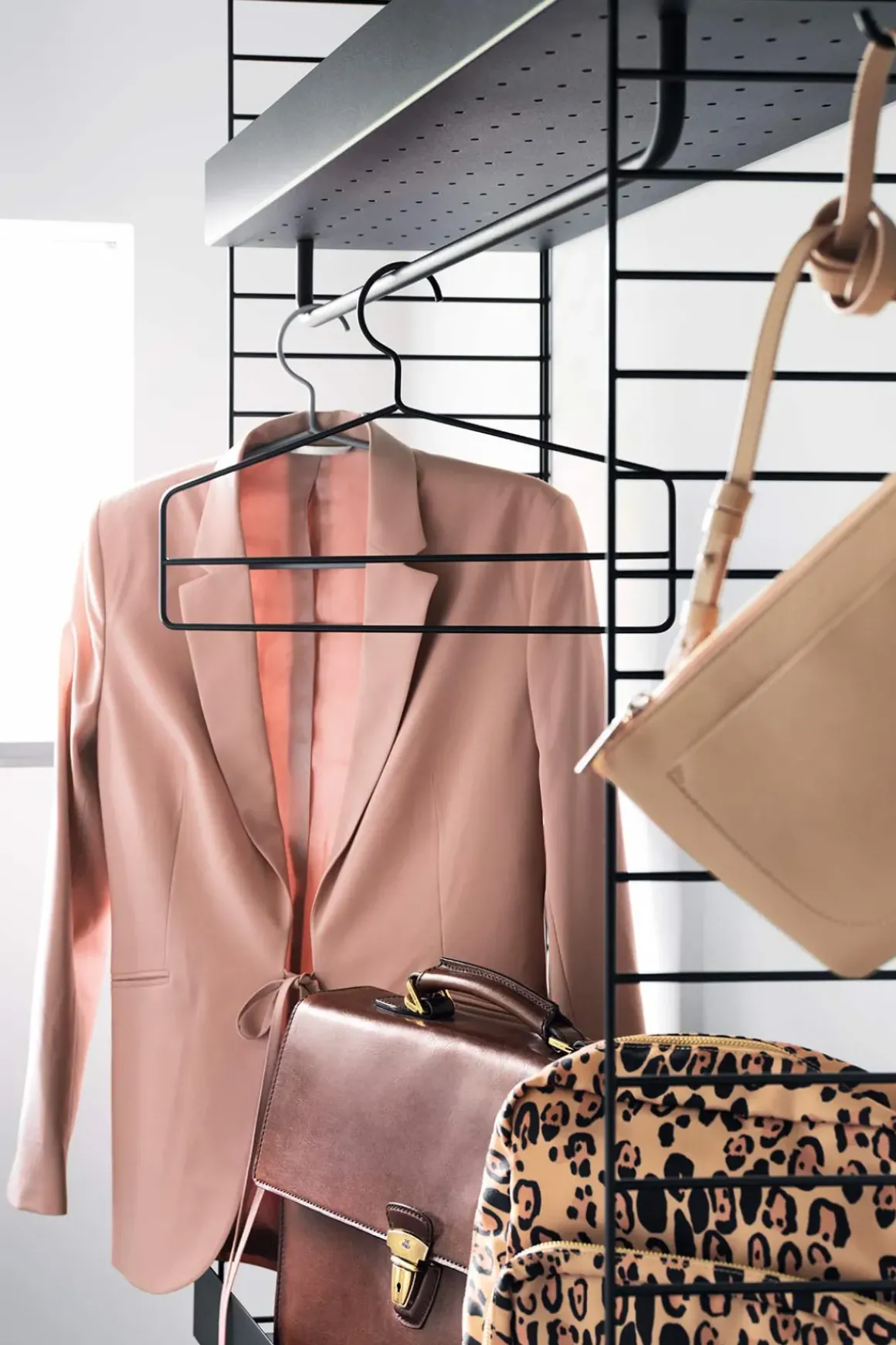 Stang - for Metallhylle 78cm Sort