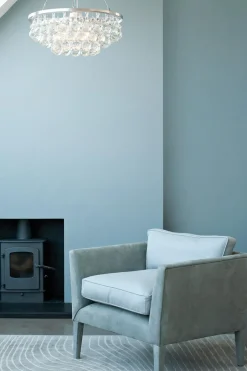 Taklampe - Arctic Pear Chandelier Round 60cm