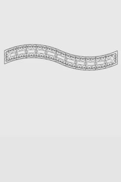 Taklampe - Arctic Pear Chandelier Single Wave 160cm