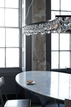 Taklampe - Arctic Pear Chandelier Round Dia90cm