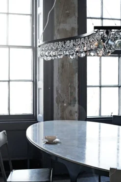 Taklampe - Arctic Pear Chandelier Double Wave 200cm