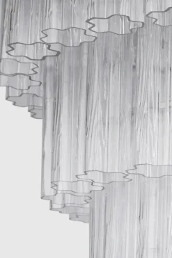 Taklampe - Fontaine Chandelier 4-layer Sort/Klar