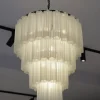 Taklampe - Fontaine Chandelier 4-layer Sort/Hvit