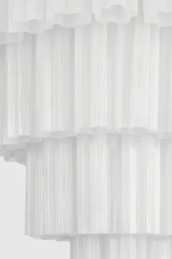 Taklampe - Fontaine Chandelier 4-layer Krom/Hvit