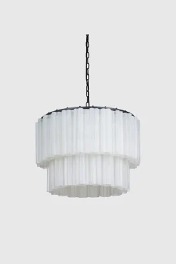 Taklampe - Fontaine Chandelier 2-layer Sort/Hvit