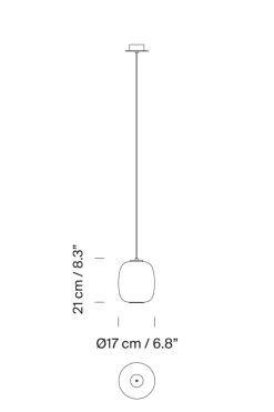 Taklampe - Globo Cestita