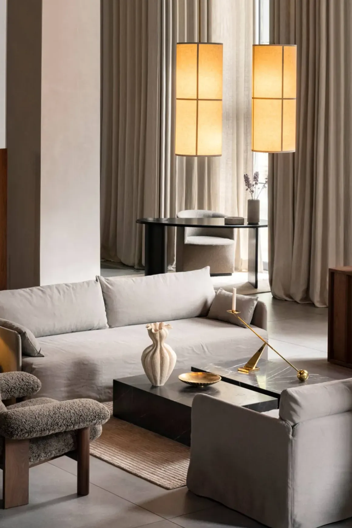 Taklampe - Hashira Pendant L Raw