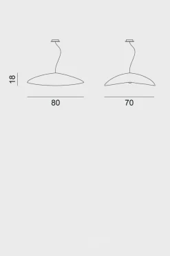 Taklampe - Silver 95