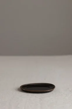 Tallerken - Out of Lines Bread Plate Black/Brown