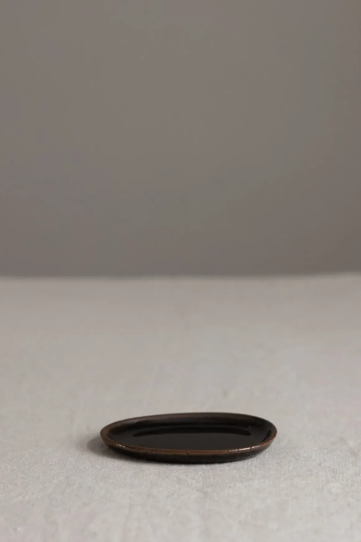 Tallerken - Out of Lines Bread Plate Black/Brown