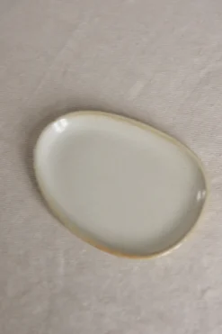 Tallerken - Out of Lines Bread Plate Off-White