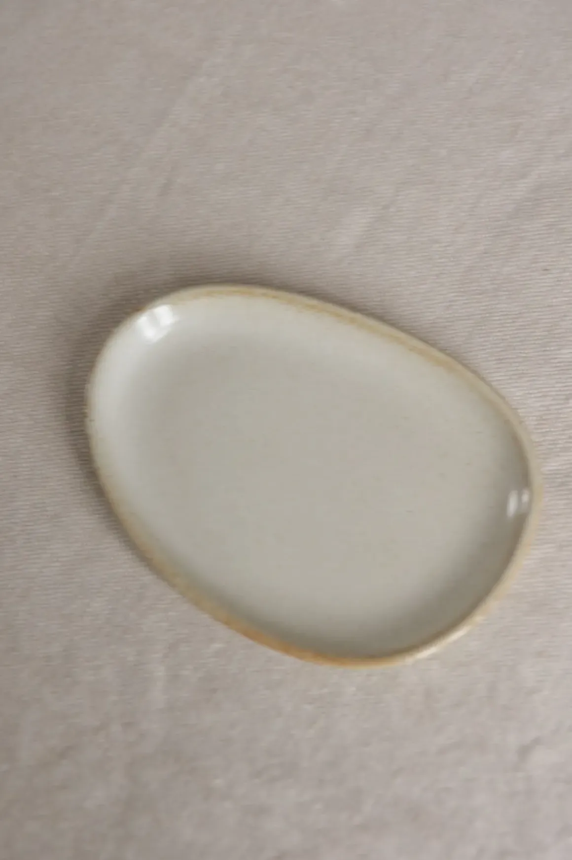 Tallerken - Out of Lines Bread Plate Off-White