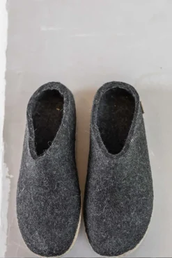 Tøfler - Koksgrå