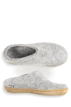 Tøfler - Lysegrå