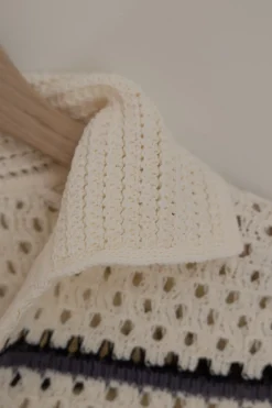 Topp - Macrame Stripe Henley