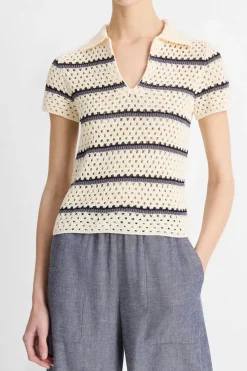 Topp - Macrame Stripe Henley