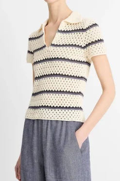 Topp - Macrame Stripe Henley