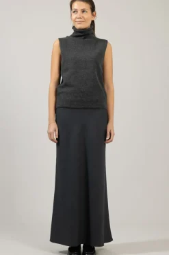 Topp - Margot Turtleneck Tank Graphite
