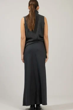 Topp - Margot Turtleneck Tank Graphite