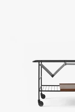 Trillebord - Alima Trolley NDS1 Matt Sort/Lakkert Valnøtt