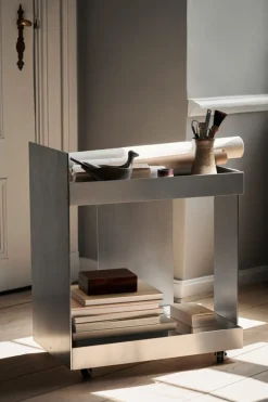 Trillebord - Lager Trolley Aluminium