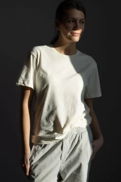 T-skjorte - Classic Circular Tee Pure Ecru