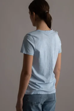 T-skjorte - Slub Vee Raindrop