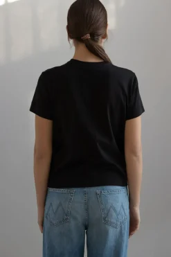 T-skjorte - S/S Crew NK Tee Black