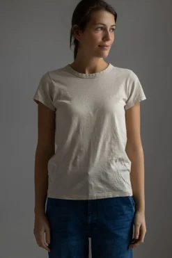 T-Skjorte - The Slub Tee Warm Grey