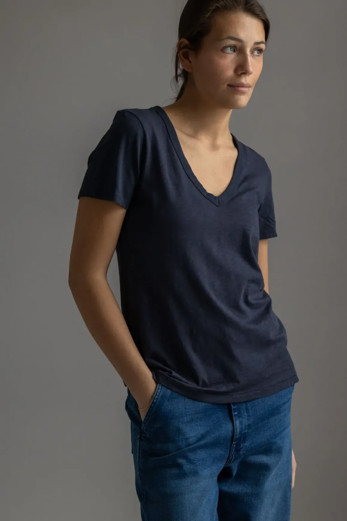 T-Skjorte - The Slub Vee Salute